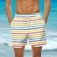 thumbnail image 1 of Pantalones cortos de playa holgados de verano para hombre, con bolsillos, para nadar., 1 of 6