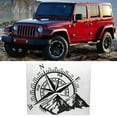 thumbnail image 4 of Compass Decal, Car Sticker 50x60cm Cuttable  For Auto Replacement For  Rubicon JK CJ TJ YJ, 4 of 8