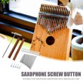 thumbnail image 1 of 17 teclas Kalimba DIY Keys + Bridge + Tuning Hammer Accesorios para instrumentos musicales, 1 of 7