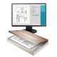 thumbnail image 1 of Plustek OpticSlim 1680 - Escáner plano de gran formato de alta velocidad, tamaño tabloide escaneado en 3 segundos. Función de visualización dual que te permite comprobar rápidamente el efecto de, 1 of 5