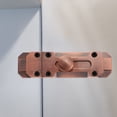 thumbnail image 3 of HEALEEP Security Door Latch Zinc Alloy Slide Lock Red Bronze for Home Decoration 1Set, 3 of 8