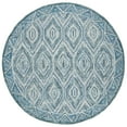 thumbnail image 4 of SAFAVIEH Aspen Eglantine Geometric Diamonds Wool Area Rug, Grey/Blue, 5' x 8', 4 of 8