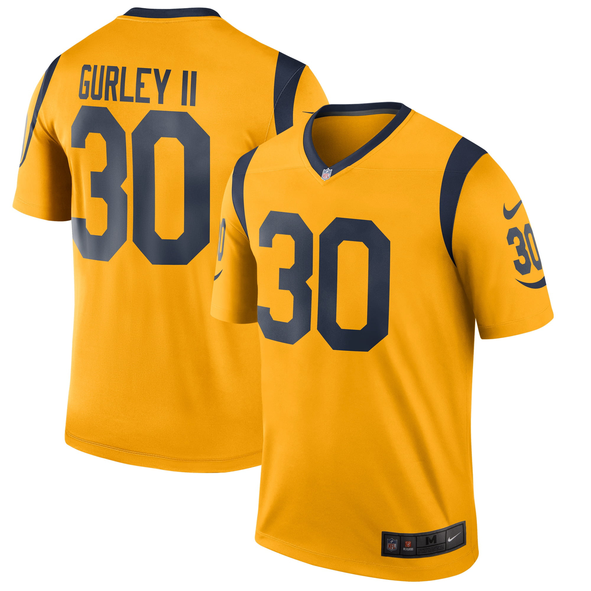 yellow todd gurley jersey