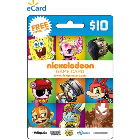 Nickelodeon Games Ngc $10 Ecard (email D