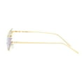 thumbnail image 4 of de terre Ojos de Gato Lente Espejada Protección Anteojos Vintaje para Playa Viaje Deporte Azul, 4 of 6
