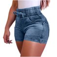 thumbnail image 2 of mfyjkho Pantalones Cortos Para Mujer, Shorts Vaqueros De Cintura Alta, Versátiles Y A La Moda Para Mujer Pantalones Cortos Casuales Para Mujer S, 2 of 8