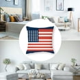 thumbnail image 5 of nygtbtfer  American Flag Waist Lumbar Linen Throw Pillow case Cushion Cover for Sofa Home Decorative Oblong White, 5 of 7