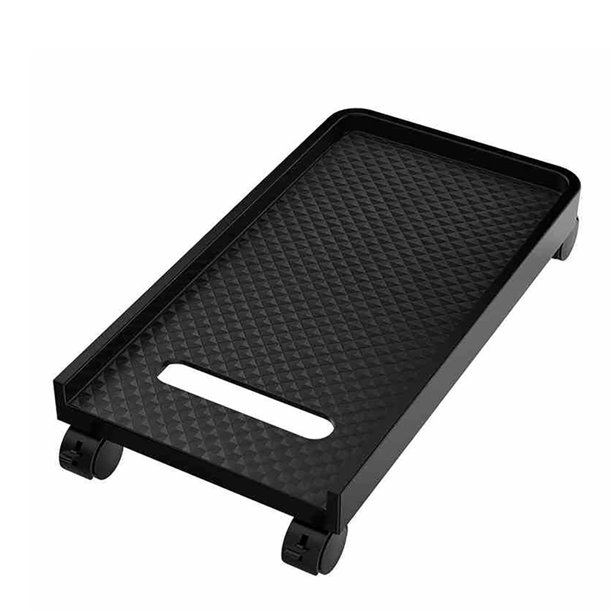 CPU Stand Rolling Caster Wheels Adjustable Mobile Cart Holder With