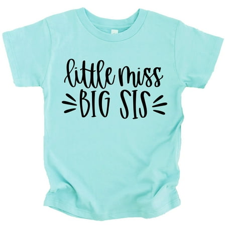 

Pregnancy Reveal Big Sister Announcement Little Miss Big Sis T-Shirts Chill Shirt 12 Months