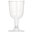 thumbnail image 7 of DecorRack 24 Plastic Wine Glasses, 6 oz Clear Reusable Party Cups, Durable BPA Free Shatterproof Drinkware for Weddings, Parties and Outdoor Use (Pack of 24), 7 of 7