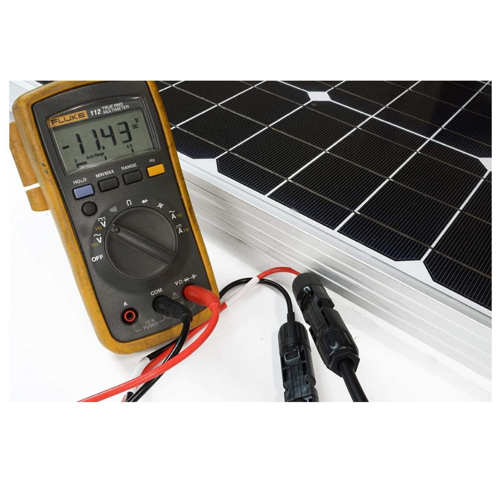 TEMCo 10 AWG/Gauge Solar Cable - Made in The USA 100 Feet Black (Variety of Lengths Available)