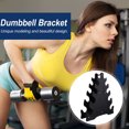 thumbnail image 3 of OULII Fitness Equipment Storage Rack 2Pack Black Abs For Home Gym, 3 of 8