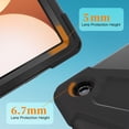 thumbnail image 4 of For Samsung Galaxy Tab A11+ 2025/Tab A9+ 2023 Case 11 inch (SM-X310/X315/ SM-X210/X216), 360 Hand Strap, Shoulder Strap, Kickstand, Rugged Drop Protection, Black, 4 of 6