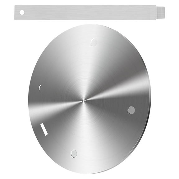 unbranded  Kitchen Induction Disk Stainless Steel Adapter Plate Propane Silver