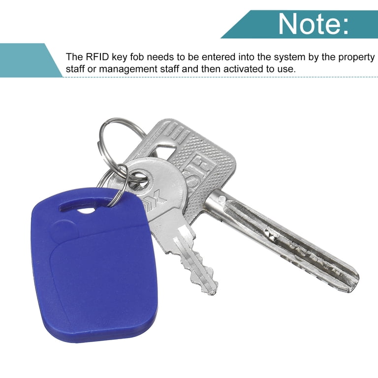 Leather Key Fob Case RFID Chips Proximity 125kHz RFID Tags/ Keychain ...
