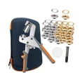 thumbnail image 2 of Kit de herramientas de Grommet Manual Presiona Machina de reparación de accesorios Kit de ojales de mano Punch Alicates para ropa Cortinas Shoelaces, 2 of 8