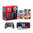 thumbnail image 1 of Nintendo Switch 2 Mario Kart World Bundle 256GB 7.9-Inch 1080P Screen, Joy-Con 2 with Mouse Sensor, Dock, with 1-2 Switch And Mytrix Wireless Switch Pro Controller & Accessories, 1 of 5