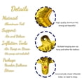 thumbnail image 2 of Balloon Number EBAIJQUO 27, papel de aluminio dorado de 27 pulgadas, 2 of 6