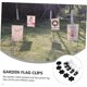 thumbnail image 3 of Tope de goma para bandera de jardín y clip ajustable a prueba de viento para bandera de jardín Tope para bandera de césped y clip para bandera de patio, 3 of 3