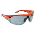 thumbnail image 3 of Shooter's Edge Terra I Safety Shooting Glasses Solid Lens Semi-Rimless Z87.1 Orange w/ Gray, 3 of 5