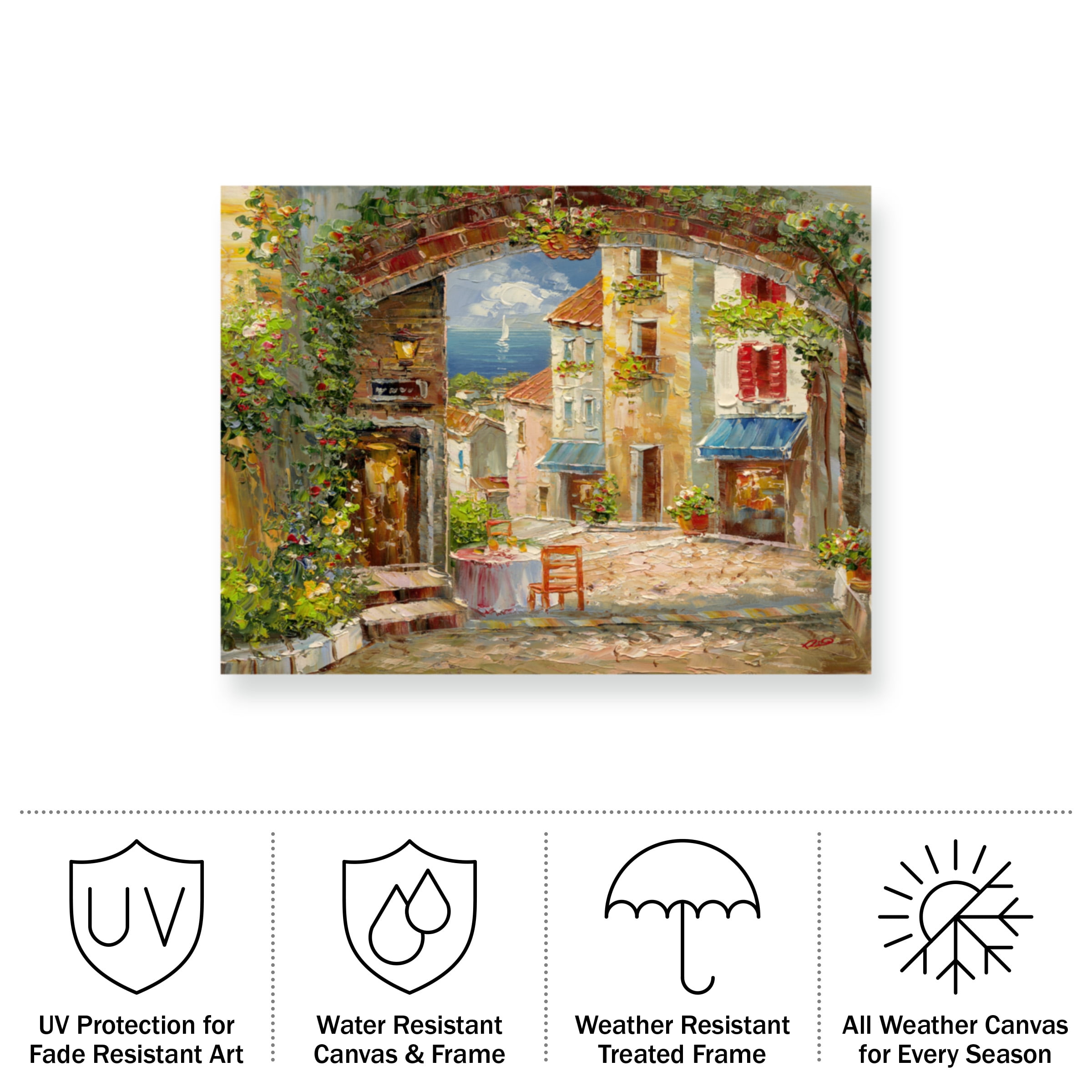 Masters Fine Art 'Capri Isle' Outdoor All-Weather Wall Decor