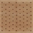 thumbnail image 1 of Ahgly Company Machine Washable Indoor Square Abstract Red Fox Red Area Rugs, 4' Square, 1 of 7