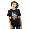 thumbnail image 3 of Street Fighter America Flag USA Guile Men's Graphic T Shirt Tees Brisco Brands S, 3 of 6