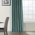 thumbnail image 5 of Half Price Drapes Smokey Plum Dupioni Silk Blackout Curtains for Bedroom (1 Panel), 50WX 96L, 5 of 6