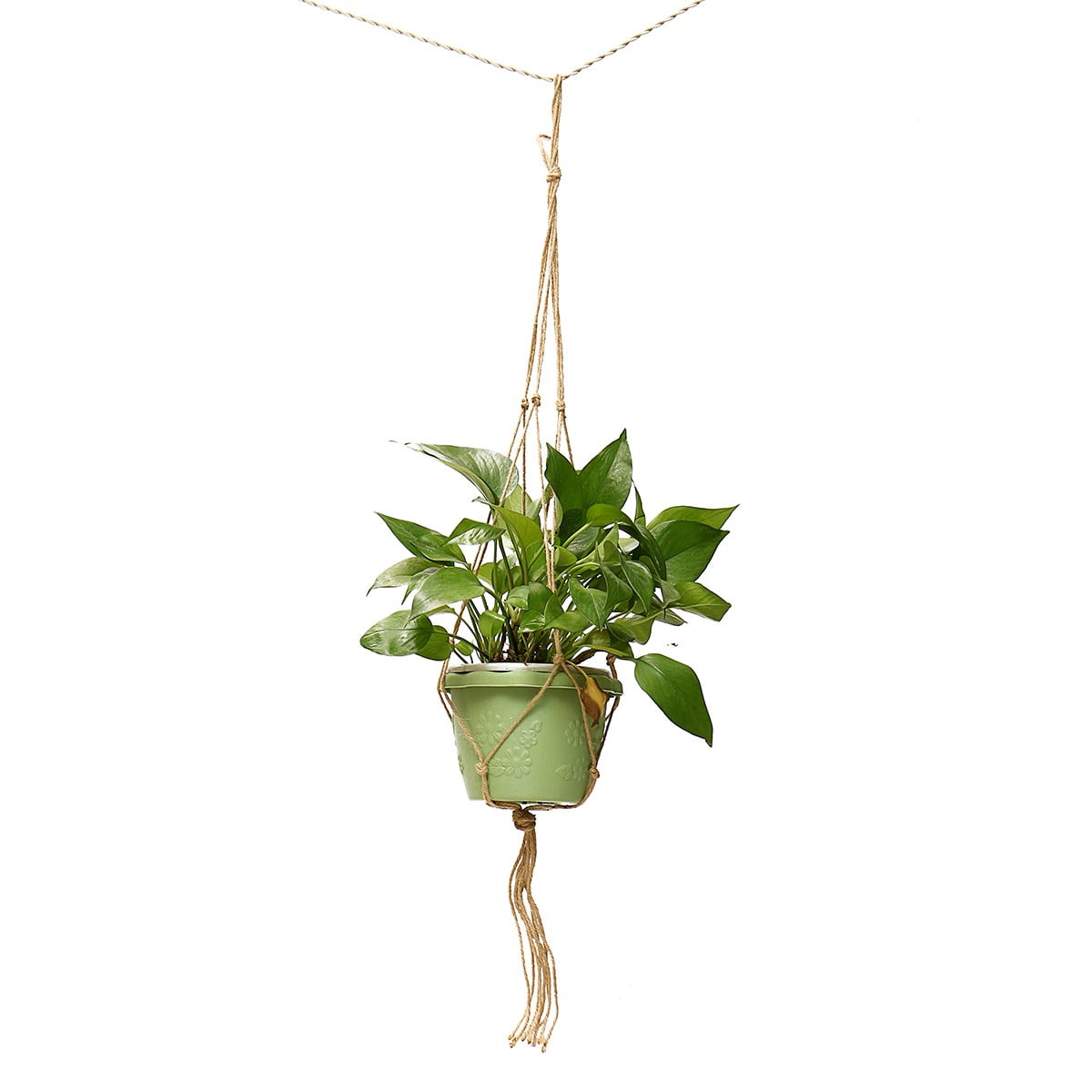 42&quot; Macrame Braided Plant Hanger Hanging Planter Basket