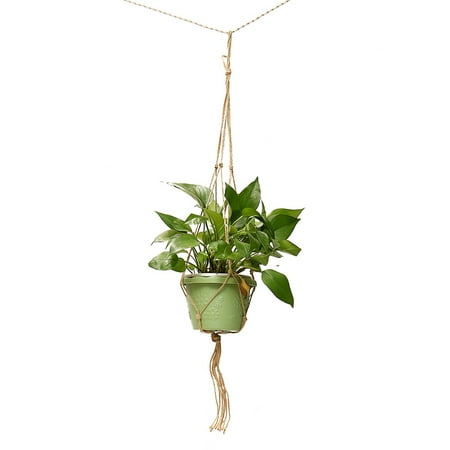 35 To 43 3 Vintage Jute Macrame Plant Hanger Pot Holder Basket