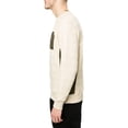 thumbnail image 2 of Staple Mens The Miramar Quilted Sweatshirt, Beige, Small, 2 of 3
