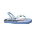 thumbnail image 2 of Disney Girl Frozen Ii Toddler Flip Flops with Back Strap, Blue, 11-12, 2 of 6