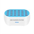 thumbnail image 1 of Cargador USB multipuerto 30 puertos de escritorio estación de carga USB Hub 32A/160W potencia 5V 1A-2.4A salida inteligente, 1 of 8