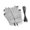 Gray, variant on Women Electric Heated Gloves Full Finger Warmer USB Touchscreens Knitted Gloves