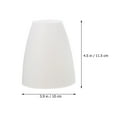 thumbnail image 5 of 3-Pack Plastic Lampshades for Desk and Table Lamps, Small Decorative Light Shades for Desktop and Table Lighting, 5 of 7