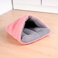 thumbnail image 2 of LEEYNEER Soft & Cozy Pet Bed - Semi-Enclosed Hideout Nest with Slipper Design  Plush Polyester Fiber for Cats  Hamsters  Rabbits - No Assembly Needed  Durable & Easy-Clean Small Animal Sh, 2 of 6