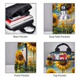 thumbnail image 4 of Naloa Artistic Oil Painting Sunflower Print Lightweight DayBackpack Suitable for school, work, shopping, travel, etc., 4 of 5