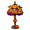 #2-Halloween Lamp, variant on Halloween Bat Stained Glass Table Lamp, Multicolor Resin Base Vintage LED Bedside Night Light, Gothic Decor for Bedroom Desk Bar Party