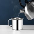 thumbnail image 2 of Té Totalmente Acero Con Asa para Estudiantes Con Tapa para para Jardín Infantes (7 Cm Sin Tapa Aproximadamente 200 Ml Acero Inoxidable 201), 2 of 8