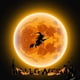 thumbnail image 2 of Cuadros Decorativos Halloween redondo completo 5D DIY diamante pintura bordado pared arte Kit decoración del hogar, 2 of 9