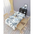 thumbnail image 5 of Vintage Floral Plant Tablecloth Rectangle Round Table Cloth 60x102 Inch, Blue Indoor or Outdoor Tablecloth, Spring Summer Waterproof Polyester Washable Table Cover for Party Holiday Picnic Decoration, 5 of 5