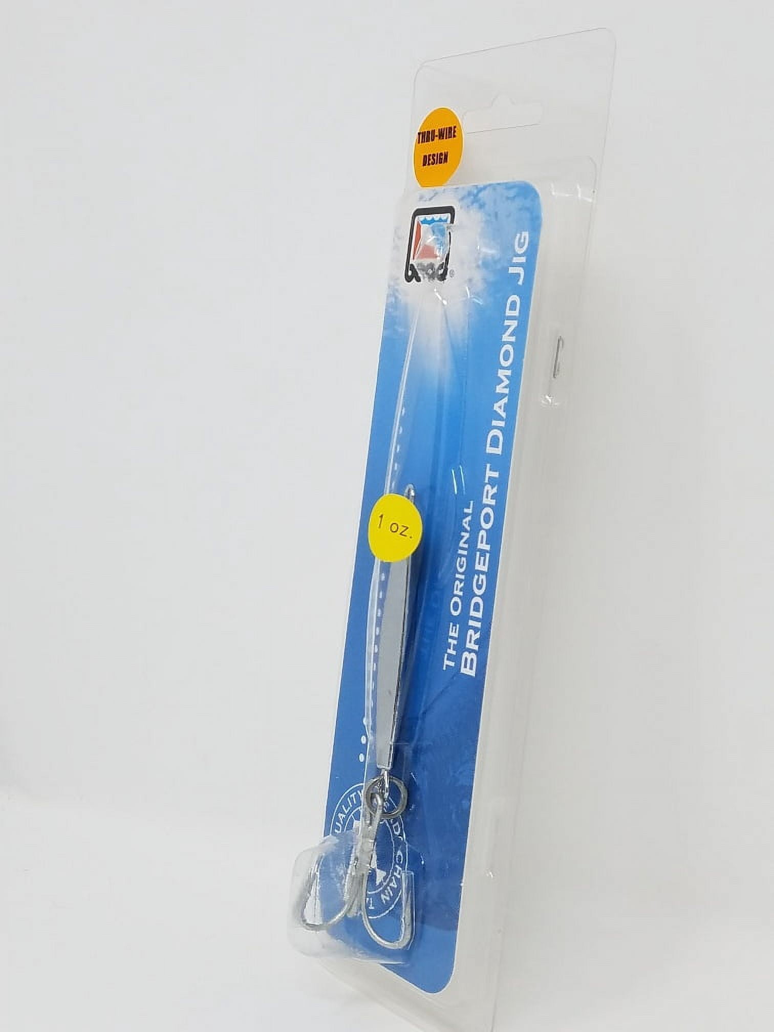 Bead Bridgeport Diamond Jig with Treble Hook, 1 oz., D13 Fishing Jig