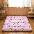 thumbnail image 1 of Pink Unicorn Floor Futon Mattress, Japanese Futon Mattress King Size, 1 of 8