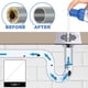 thumbnail image 4 of 60ml Pipe Foaming Cleaner Sink Odor Removing Agents for Floor Drains Kitchen, 4 of 5