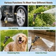 thumbnail image 6 of DEXIMRO Hose Gun Sprayer Nozzle Heavy Duty - High Pressure Garden Power Water Jet Head Washer for Outdoor, Car, Lawn, Commercial Wash with Brass Head and Bronze Quick Connect Attachment, 6 of 8