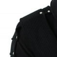 thumbnail image 6 of BinBiL Men's Knight Masked Drawstring Hoodies Goth Long Sleeve Button Decorative Cosplay Hooded Sweatshirts Pullover Black 12(XXL), 6 of 6