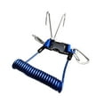 thumbnail image 2 of Correos de buceo de buceo Accesorios seguros Cordino espiral en espiral acero inoxidable Desgaste resistente a la utilidad multipropósito resistente Azul, 2 of 8