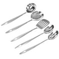 thumbnail image 6 of Imperial Home Hammered Stainless Steel Utensil 5 Pc Set, 6 of 6