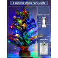 thumbnail image 2 of String Lights YIQU, paquete de 4 unidades, 8 modos, mando a distancia multicolor de 8 m, 2 of 8
