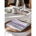 thumbnail image 6 of Purple Gray Cloth Napkins Set of 4 Reusable Dinner Napkins, Vintage Country Abstract Gradient Aesthetic Cocktail Napkin Washable Table Napkins for Wedding/Holiday Party/Baby Shower 20"x20", 6 of 7
